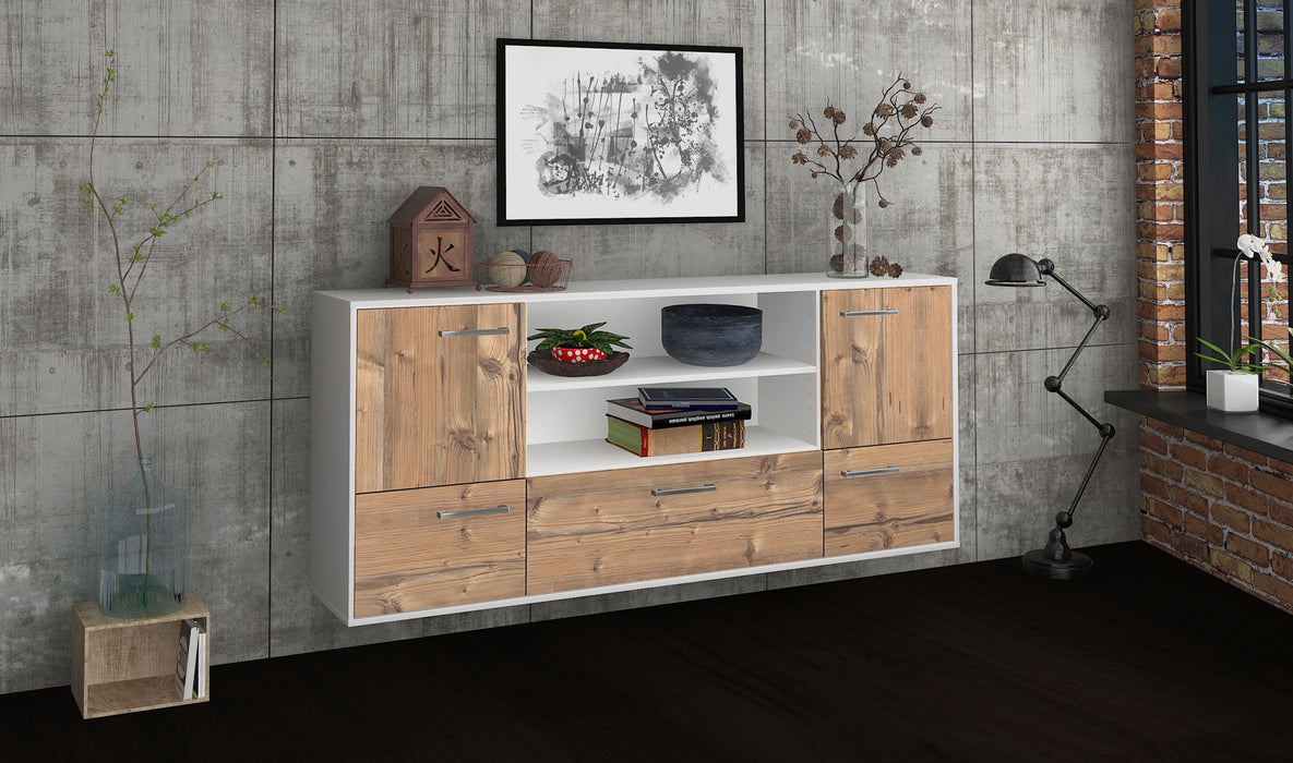 Sideboard Sterling Heights, Pinie Seite (180x79x35cm) - Dekati GmbH