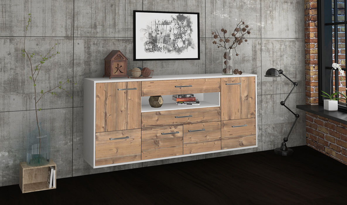 Sideboard McAllen, Pinie Seite (180x79x35cm) - Dekati GmbH