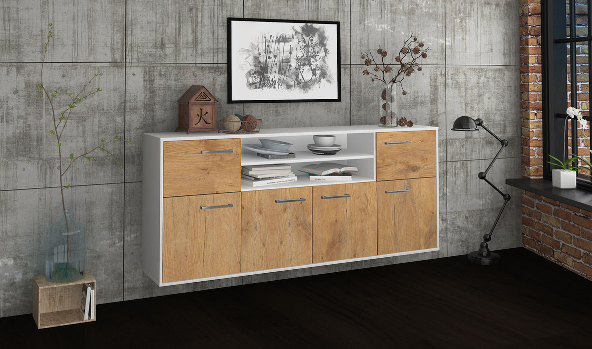 Sideboard Cedar Rapids, Eiche Seite (180x79x35cm) - Dekati GmbH