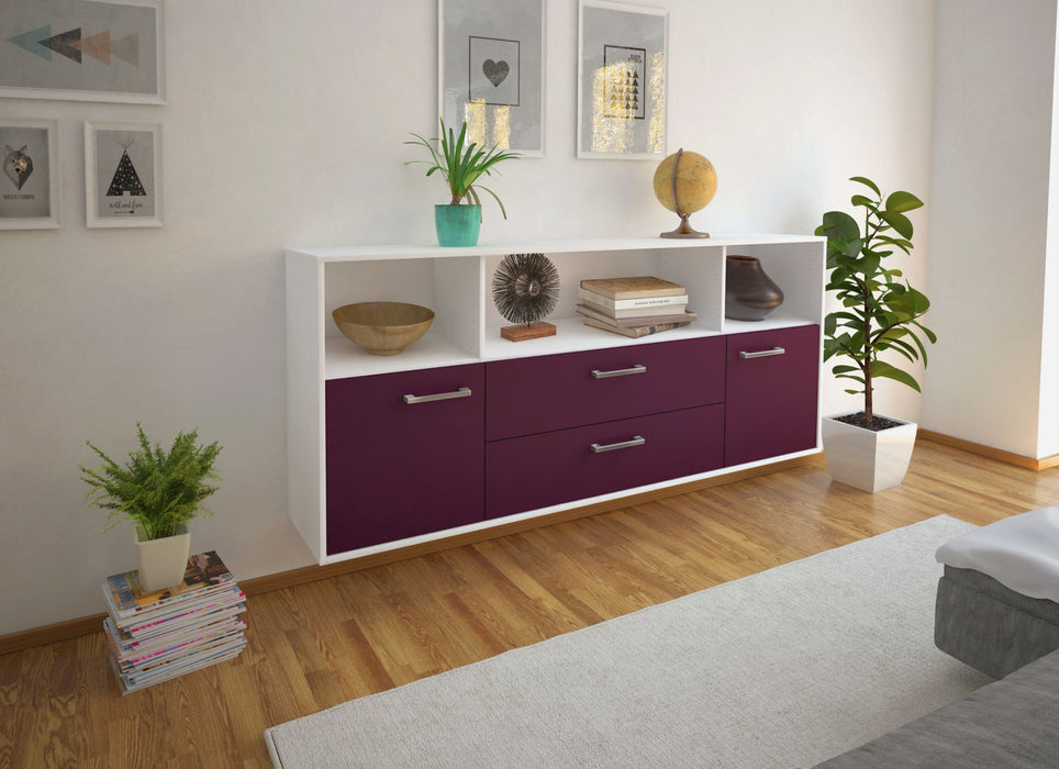 Sideboard Hartford, Lila Seite (180x79x35cm) - Dekati GmbH