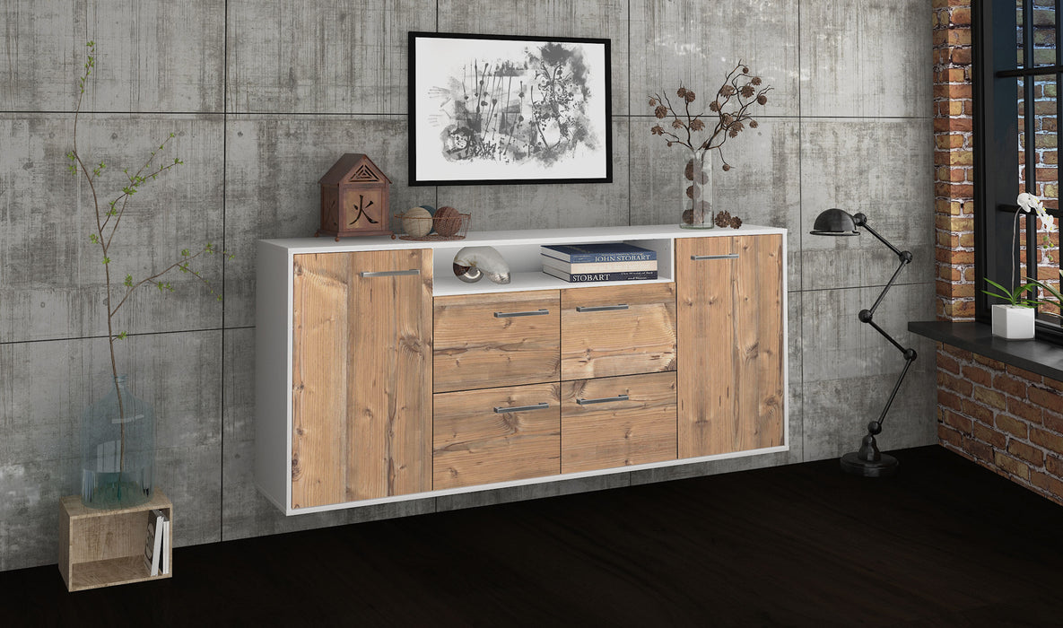 Sideboard Carrollton, Pinie Seite (180x79x35cm) - Dekati GmbH