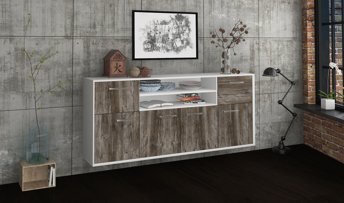 Sideboard Topeka, Treibholz Seite (180x79x35cm) - Dekati GmbH