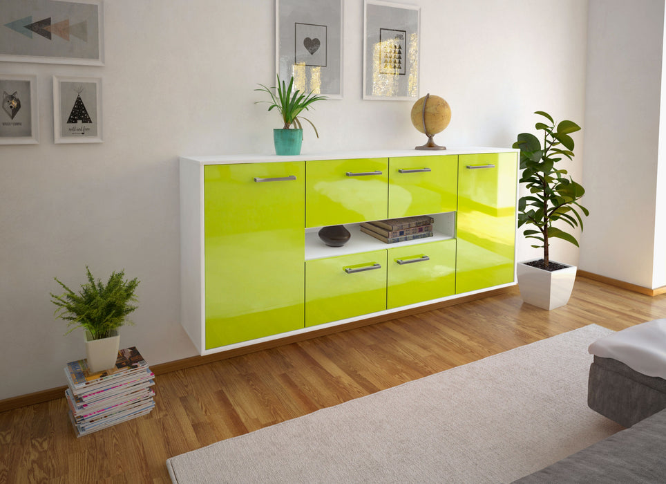 Sideboard Stamford, Gruen Seite (180x79x35cm) - Dekati GmbH