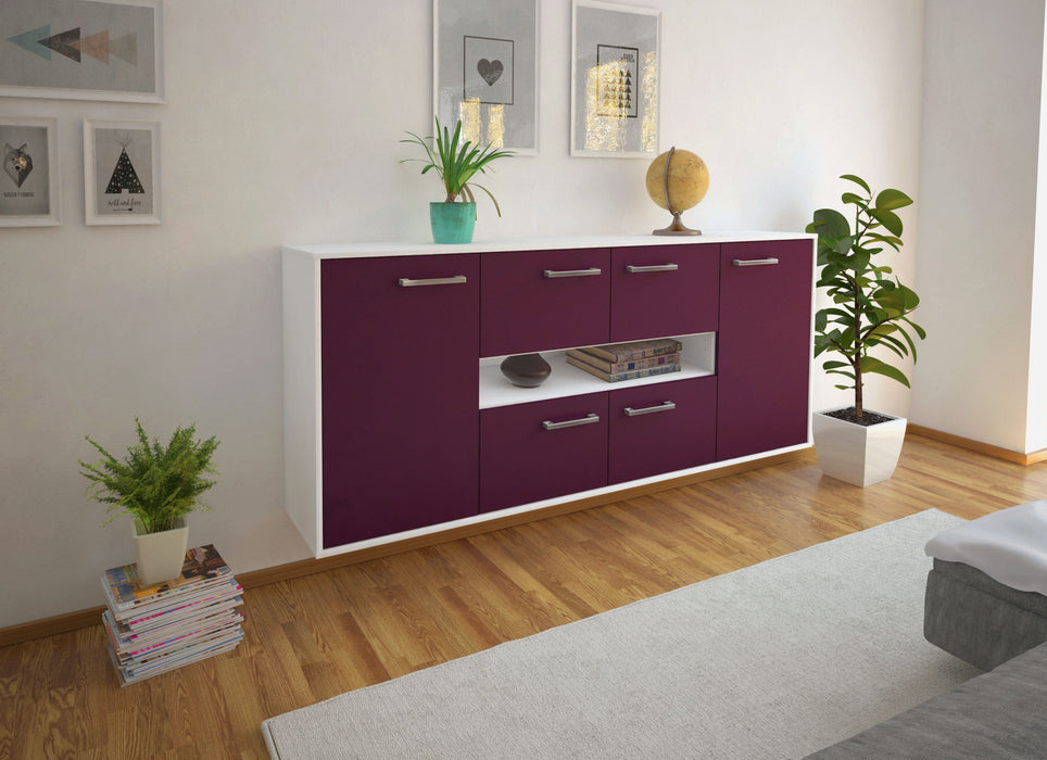 Sideboard Stamford, Lila Seite (180x79x35cm) - Dekati GmbH