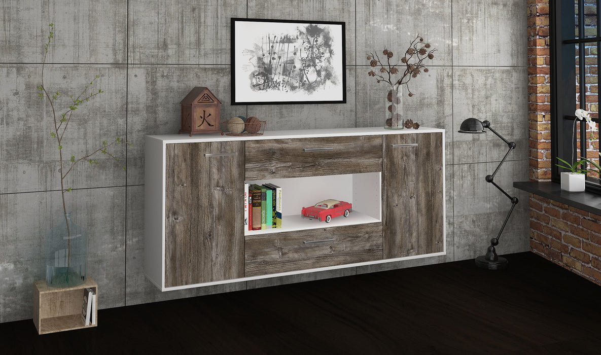 Sideboard Denton, Treibholz Seite (180x79x35cm) - Dekati GmbH