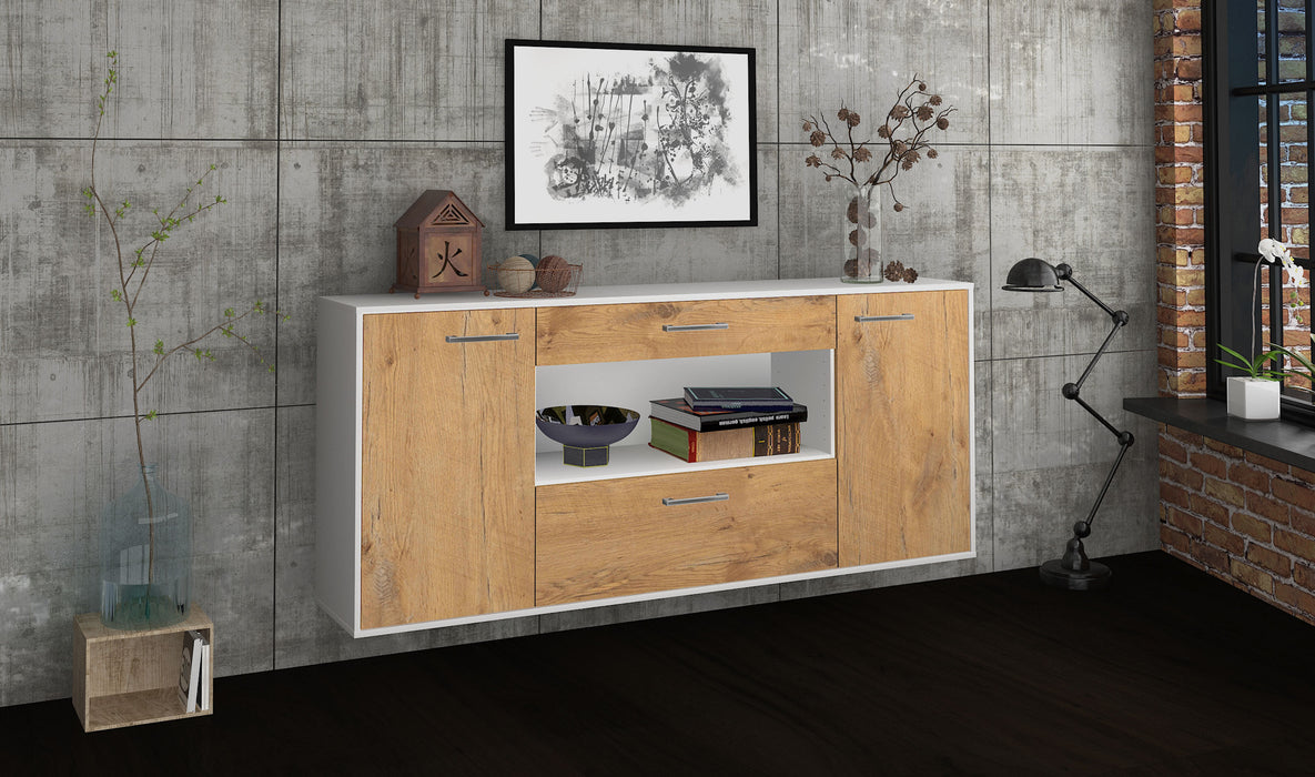 Sideboard Ann Arbor, Eiche Seite (180x79x35cm) - Dekati GmbH