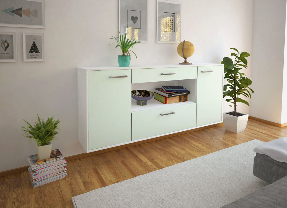 Sideboard Ann Arbor, Mint Seite (180x79x35cm) - Dekati GmbH