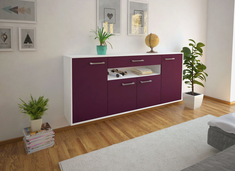 Sideboard Lansing, Lila Seite (180x79x35cm) - Dekati GmbH