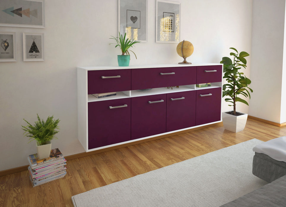 Sideboard Gainesville, Lila Seite (180x79x35cm) - Dekati GmbH