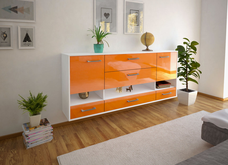 Sideboard Lafayette, Orange Seite (180x79x35cm) - Dekati GmbH