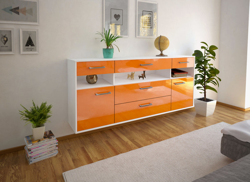 Sideboard Inglewood, Orange Seite (180x79x35cm) - Dekati GmbH