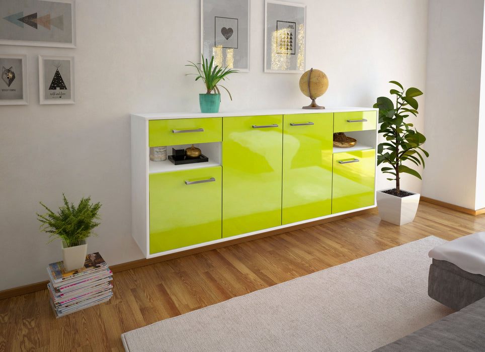 Sideboard Killeen, Gruen Seite (180x79x35cm) - Dekati GmbH