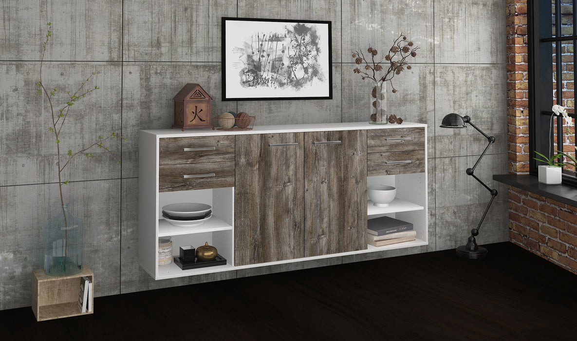 Sideboard Independence, Treibholz Seite (180x79x35cm) - Dekati GmbH