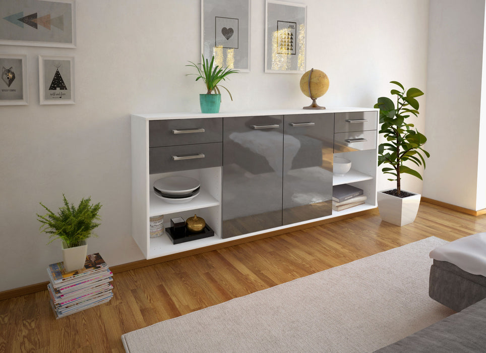 Sideboard Independence, Grau Seite (180x79x35cm) - Dekati GmbH