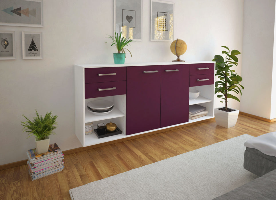 Sideboard Independence, Lila Seite (180x79x35cm) - Dekati GmbH