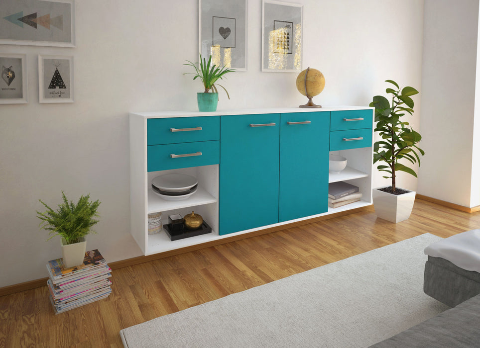 Sideboard Independence, Tuerkis Seite (180x79x35cm) - Dekati GmbH