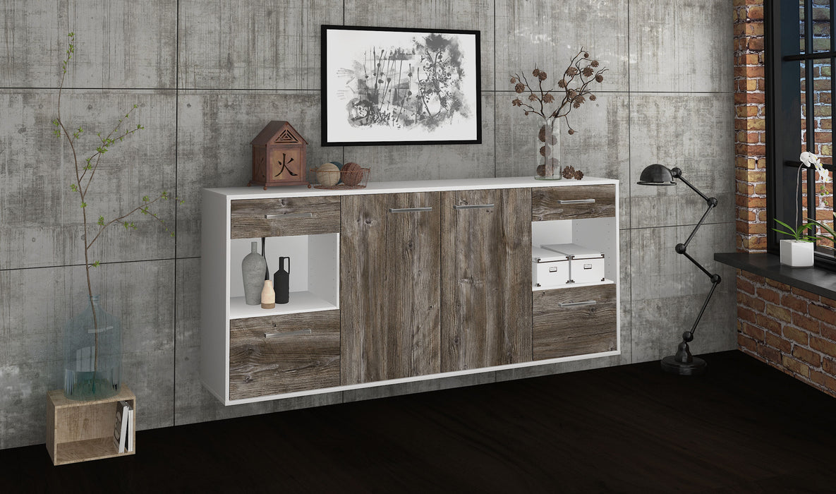 Sideboard Charleston, Treibholz Seite (180x79x35cm) - Dekati GmbH