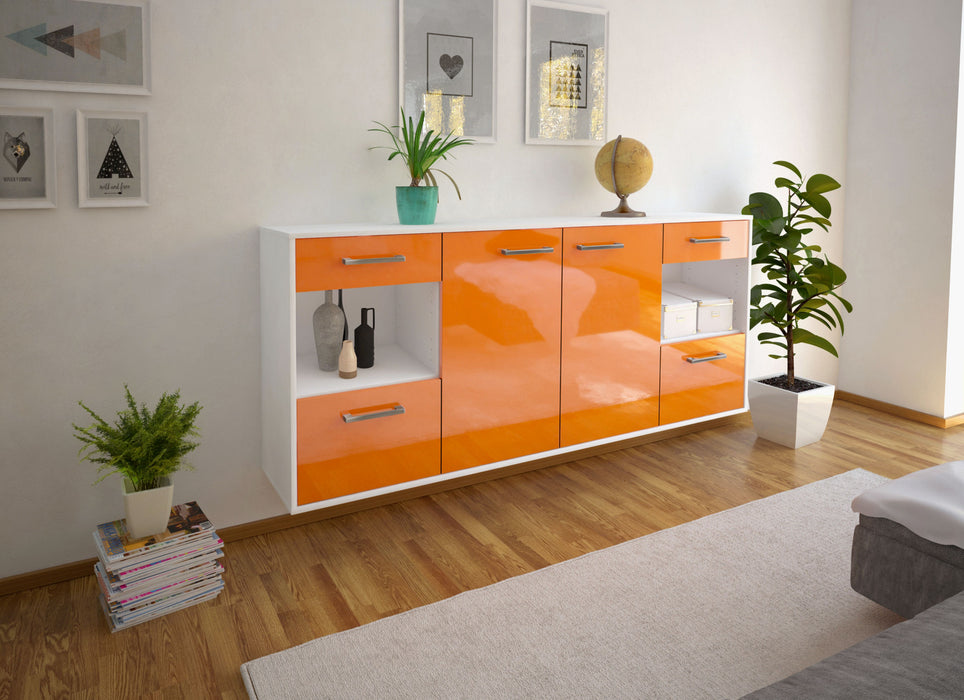 Sideboard Charleston, Orange Seite (180x79x35cm) - Dekati GmbH