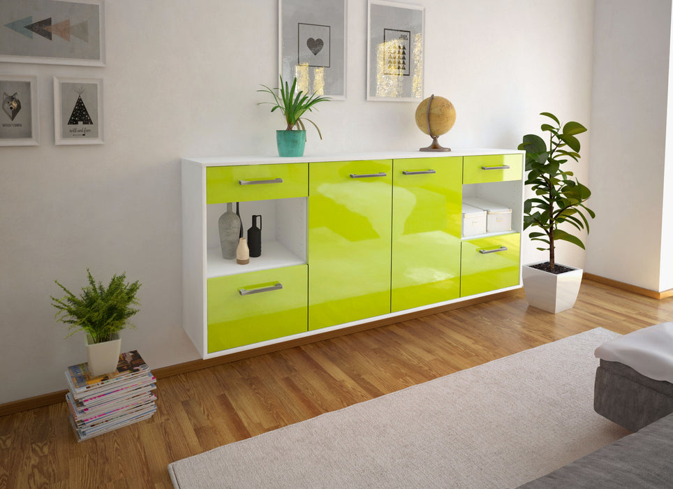 Sideboard Charleston, Gruen Seite (180x79x35cm) - Dekati GmbH