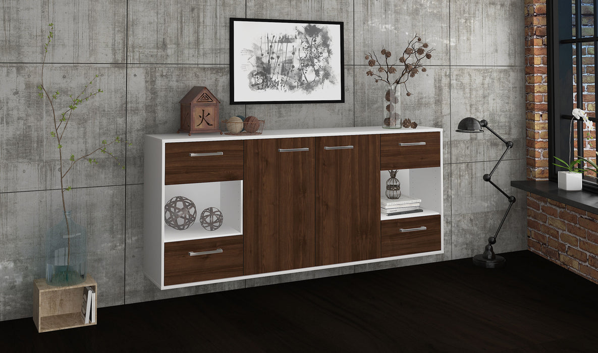 Sideboard Santa Clara, Walnuss Seite (180x79x35cm) - Dekati GmbH