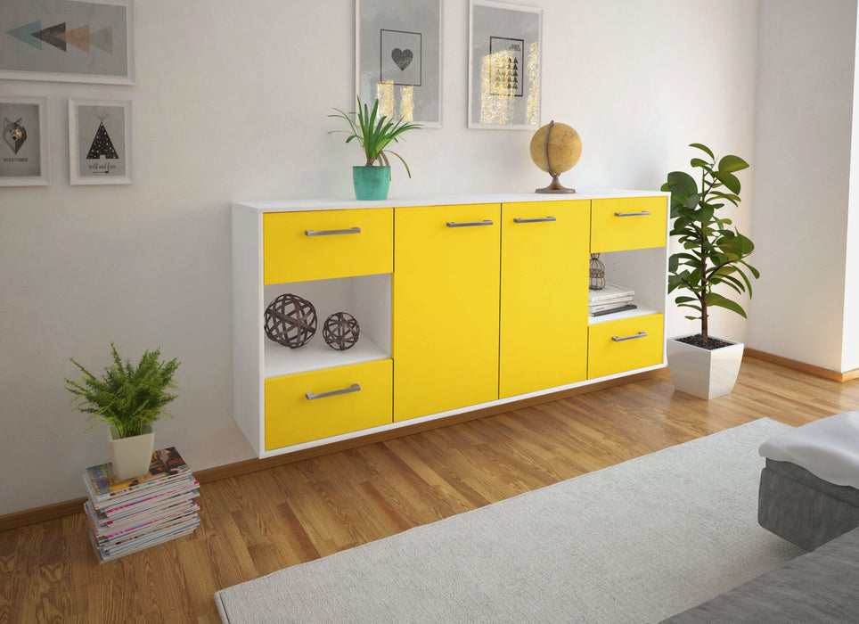 Sideboard Santa Clara, Gelb Seite (180x79x35cm) - Dekati GmbH