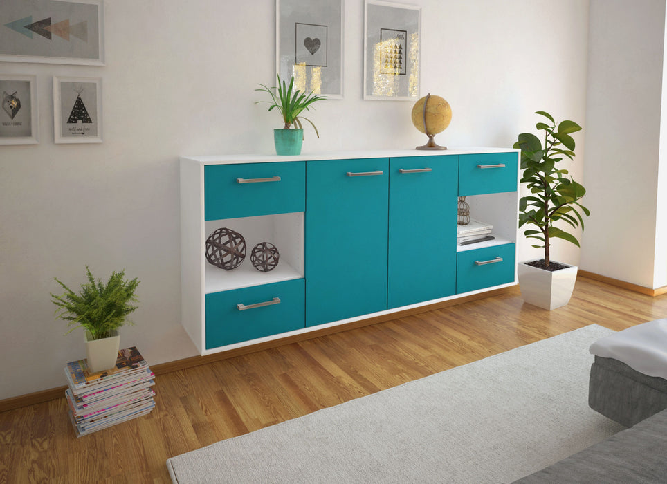 Sideboard Santa Clara, Tuerkis Seite (180x79x35cm) - Dekati GmbH