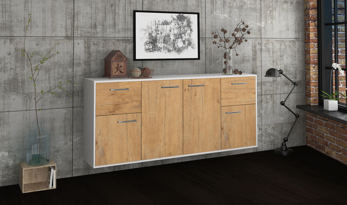 Sideboard Beaumont, Eiche Seite (180x79x35cm) - Dekati GmbH