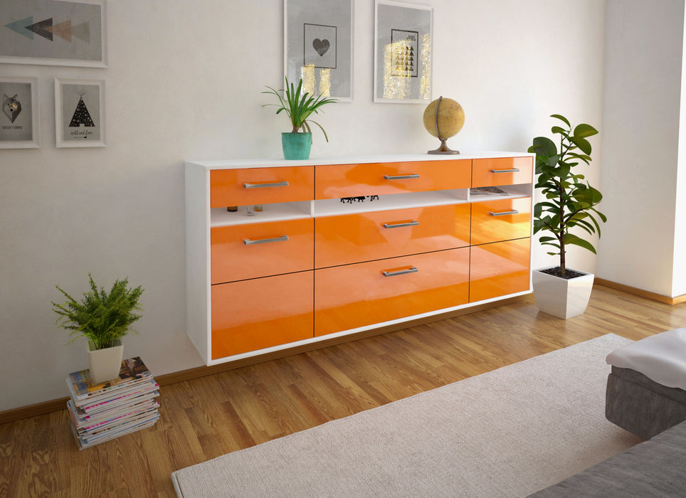 Sideboard Manchester, Orange Seite (180x79x35cm) - Dekati GmbH