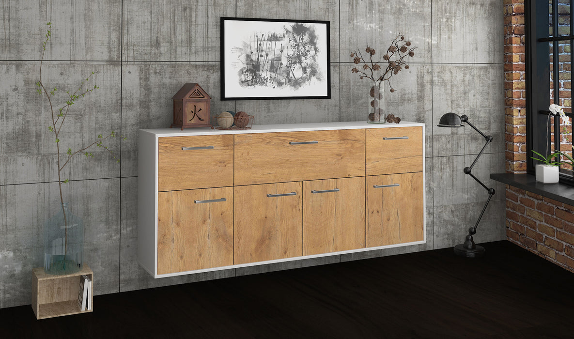 Sideboard Roseville, Eiche Seite (180x79x35cm) - Dekati GmbH