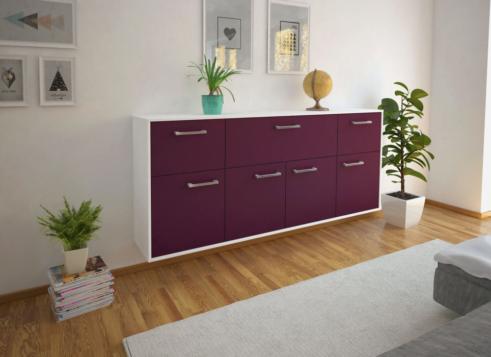 Sideboard Roseville, Lila Seite (180x79x35cm) - Dekati GmbH