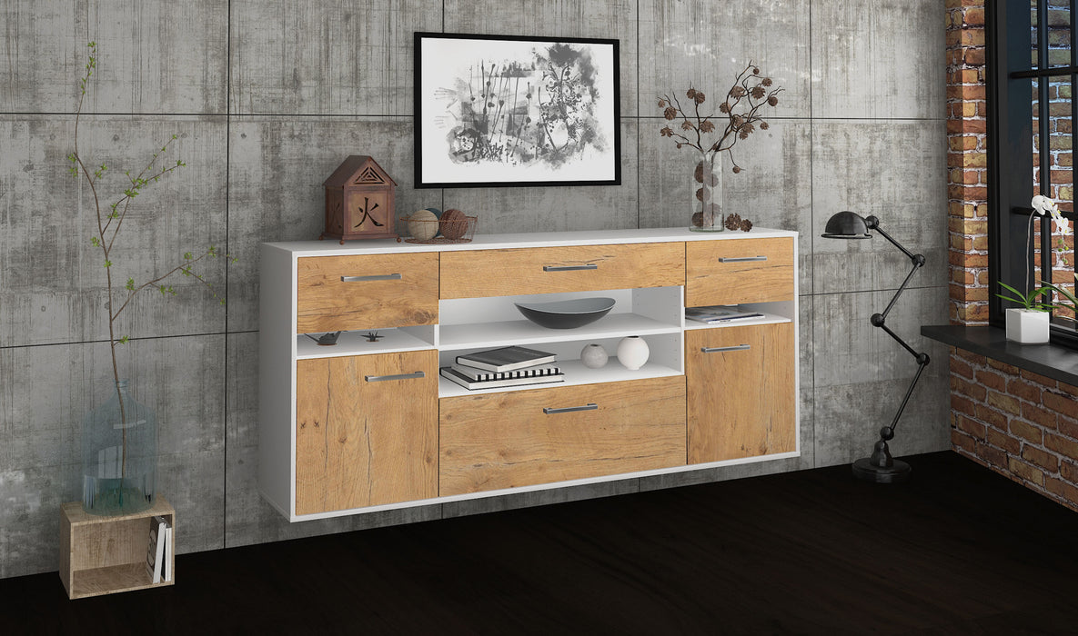 Sideboard Miramar, Eiche Seite (180x79x35cm) - Dekati GmbH