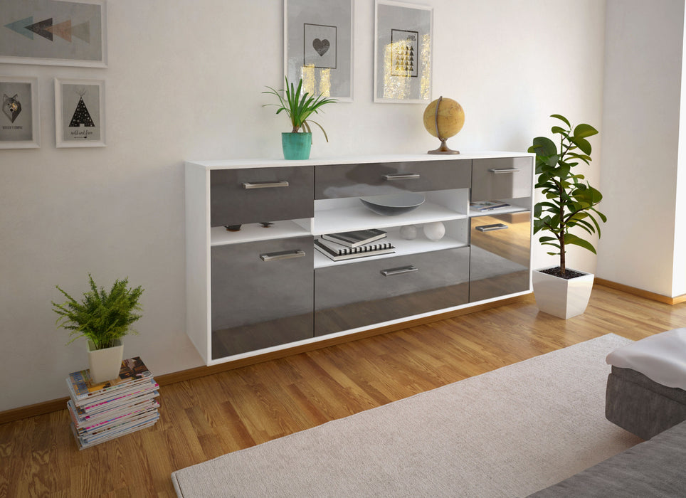 Sideboard Miramar, Grau Seite (180x79x35cm) - Dekati GmbH