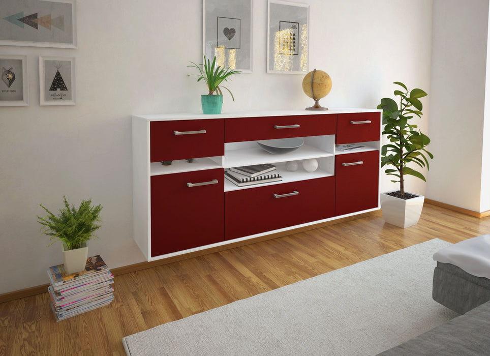 Sideboard Miramar, Bordeaux Seite (180x79x35cm) - Dekati GmbH