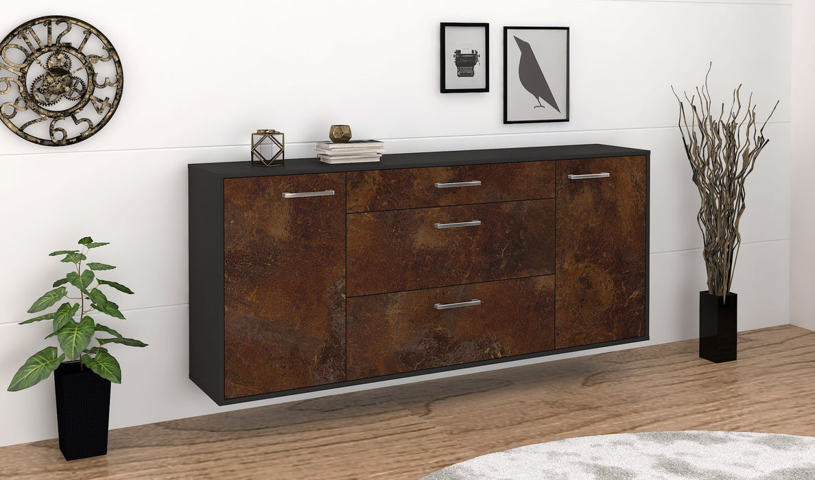 Sideboard Syracuse, Rost Seite (180x79x35cm) - Stil.Zeit Möbel GmbH