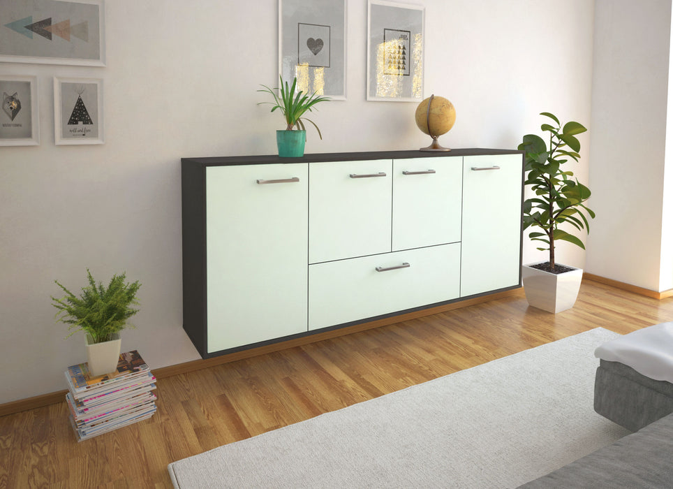 Sideboard Escondido, Mint Seite (180x79x35cm) - Stil.Zeit Möbel GmbH