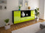 Sideboard Fort Collins, Gruen Seite (180x79x35cm) - Stil.Zeit Möbel GmbH