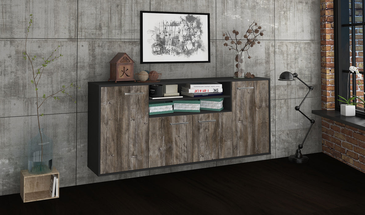 Sideboard Mesquite, Treibholz Seite (180x79x35cm) - Stil.Zeit Möbel GmbH