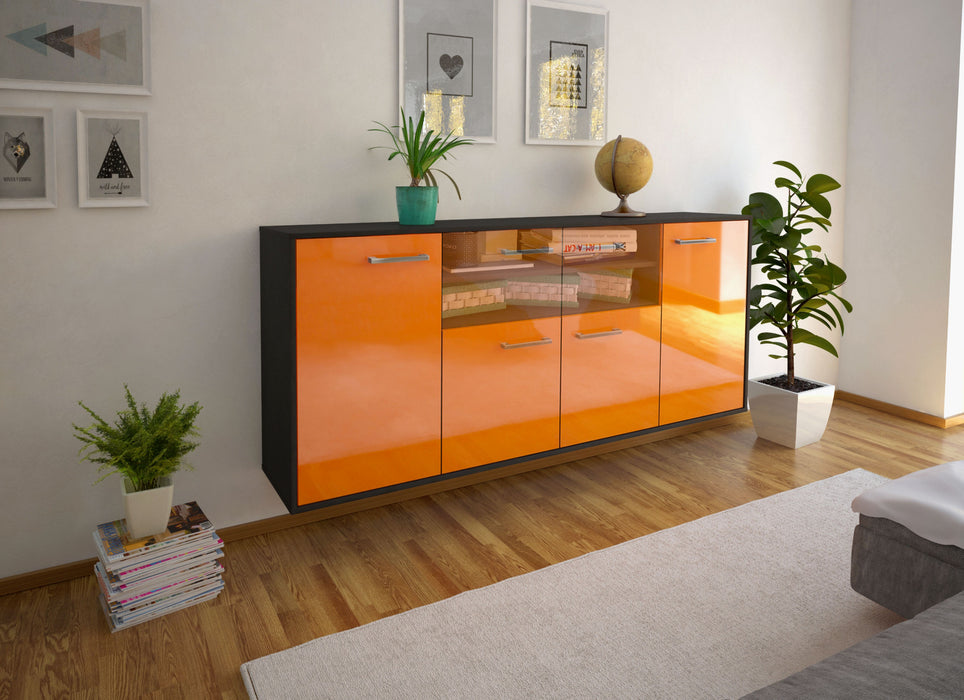 Sideboard Mesquite, Orange Seite (180x79x35cm) - Stil.Zeit Möbel GmbH