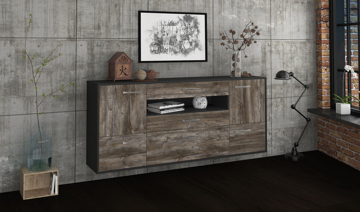 Sideboard Savannah, Treibholz Seite (180x79x35cm) - Stil.Zeit Möbel GmbH