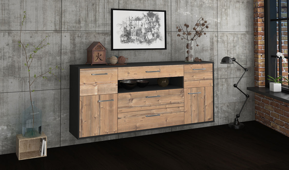 Sideboard Elizabeth, Pinie Seite (180x79x35cm) - Stil.Zeit Möbel GmbH