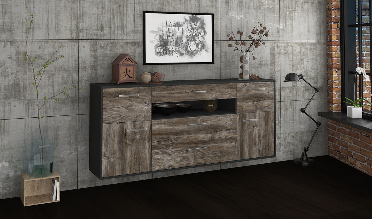 Sideboard Elizabeth, Treibholz Seite (180x79x35cm) - Stil.Zeit Möbel GmbH