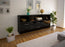 Sideboard Hartford, Schwarz Seite (180x79x35cm) - Stil.Zeit Möbel GmbH