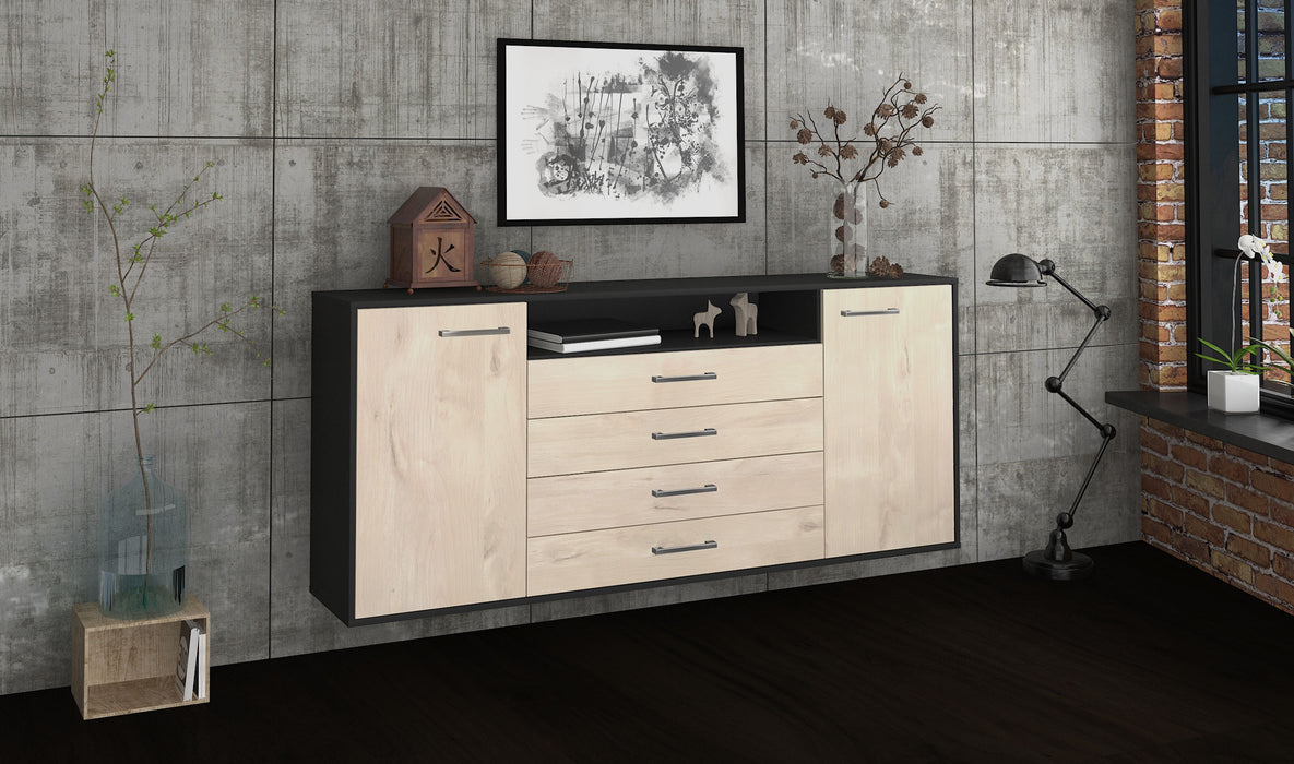 Sideboard New Haven, Zeder Seite (180x79x35cm) - Stil.Zeit Möbel GmbH