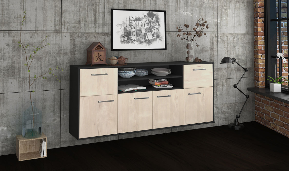 Sideboard Topeka, Zeder Seite (180x79x35cm) - Stil.Zeit Möbel GmbH