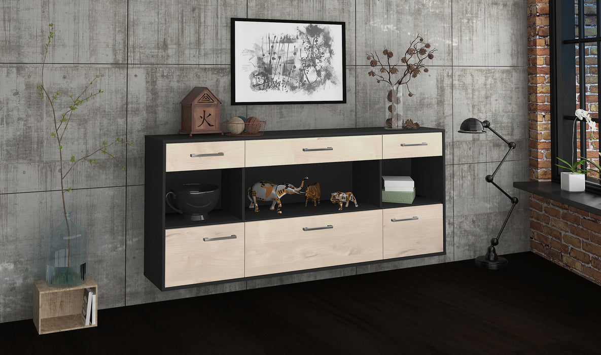 Sideboard Clarksville, Zeder Seite (180x79x35cm) - Stil.Zeit Möbel GmbH