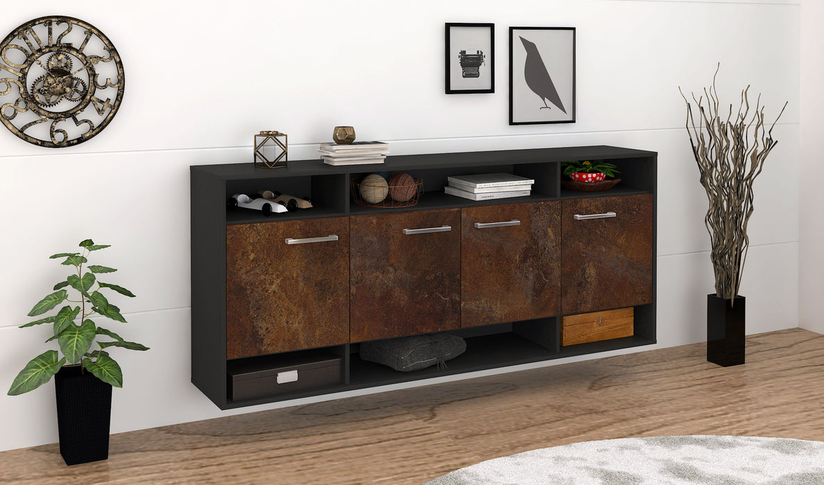 Sideboard Provo, Rost Seite (180x79x35cm) - Stil.Zeit Möbel GmbH