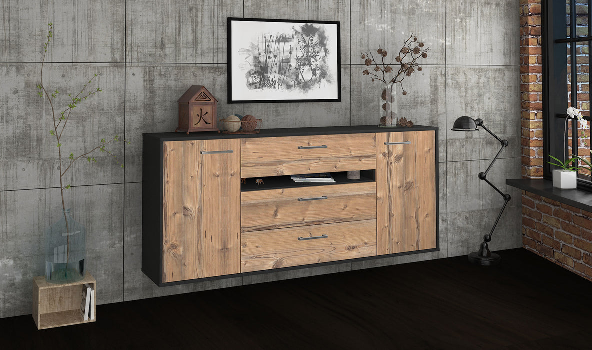 Sideboard McKinney, Pinie Seite (180x79x35cm) - Stil.Zeit Möbel GmbH