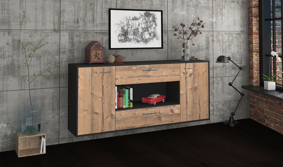 Sideboard Denton, Pinie Seite (180x79x35cm) - Stil.Zeit Möbel GmbH