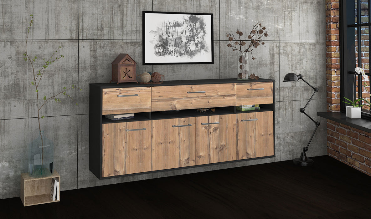 Sideboard Gainesville, Pinie Seite (180x79x35cm) - Stil.Zeit Möbel GmbH