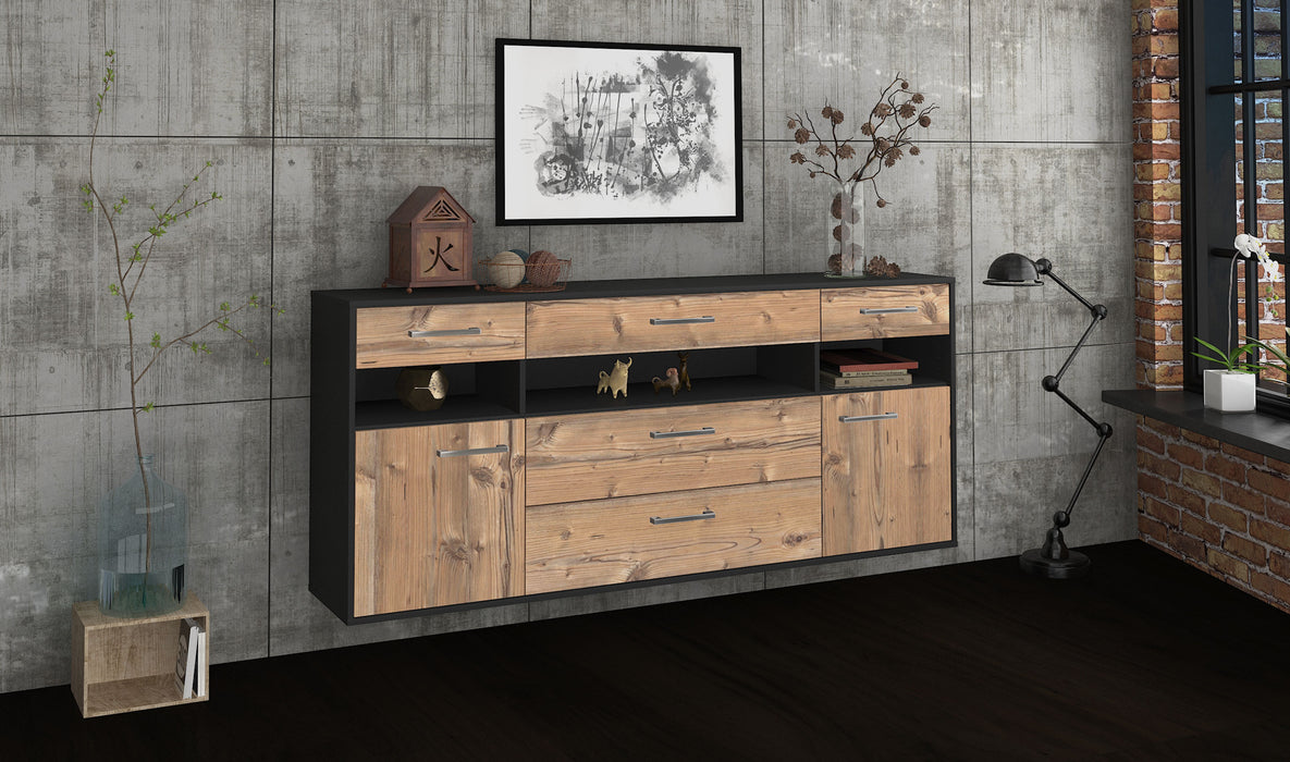 Sideboard Inglewood, Pinie Seite (180x79x35cm) - Stil.Zeit Möbel GmbH